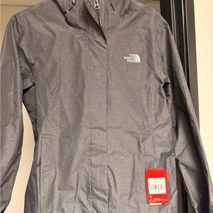 The North Face Women's Gray Rain Jacket